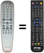 Télécommande équivalente REMCON506