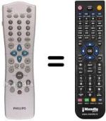 Télécommande équivalente REMCON980