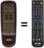 Replacement remote control Yamaha DVD-S795