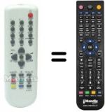 Mando a distancia equivalente Daewoo F14V1N