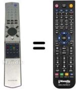 Télécommande équivalente Daewoo R-50K18