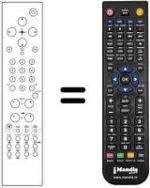 Télécommande équivalente RC1543-1541