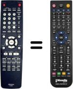 Télécommande équivalente Denon RC-985