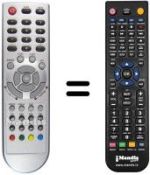 Télécommande équivalente REMCON1162