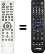 Mando a distancia equivalente Quasar PDNN5510