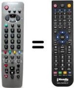 Replacement remote control Panasonic TX-21S4TC