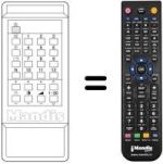 Replacement remote control EUR64542