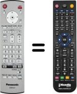 Mando a distancia equivalente Panasonic TH-42PHD8BS