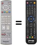 Mando a distancia equivalente Panasonic TH-42PA60E