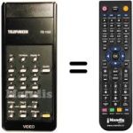 Mando a distancia equivalente Telefunken VR2931E