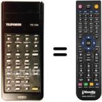 Mando a distancia equivalente Telefunken VR2971E