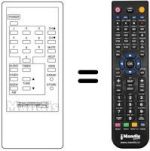 Replacement remote control REMCON791