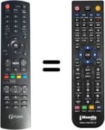 Télécommande équivalente Funai LT850-M22