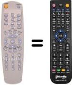 Télécommande équivalente REMCON1002