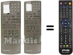 Télécommande équivalente REMCON1057