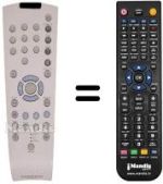 Télécommande équivalente REMCON416