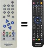 Mando a distancia equivalente Philips TP 751 C