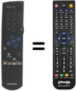 Télécommande équivalente Grundig 7006 DOLBY VNMSCHWARZ