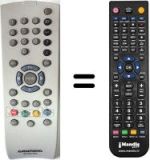Mando a distancia equivalente Grundig SE4572TOP