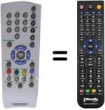 Replacement remote control Grundig 720117140600