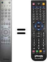 Replacement remote control Grundig VISION732-7860