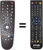 Mando a distancia equivalente Grundig 19-2930T