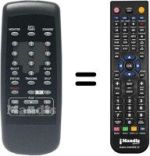 Mando a distancia equivalente Grundig GV6400HI-FI