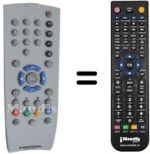 Mando a distancia equivalente Grundig T51-4201 / 5TOP
