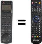 Mando a distancia equivalente Hitachi 5615141