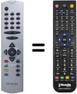 Replacement remote control Hitachi VS20142725