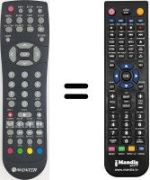 Télécommande équivalente Woxter i-CubeXDiv35XPRECHIGH