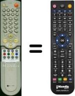 Télécommande équivalente KEYMAT KECR2901