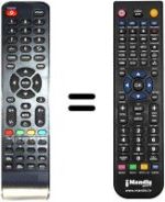 Télécommande équivalente INTV2414AB