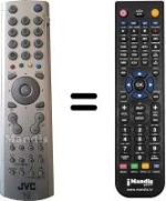 Mando a distancia equivalente JVC LT-32DF7BK
