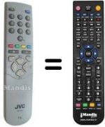 Télécommande équivalente JVC RM-C541C
