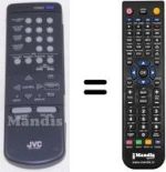 Télécommande équivalente JVC RM-C9952