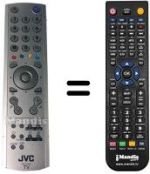 Télécommande équivalente JVC LT-32DY8ZG