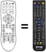 Télécommande équivalente REMCON261