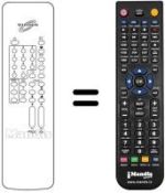 Replacement remote control REMCON700
