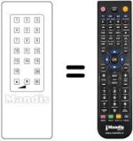 Télécommande équivalente Audiosonic KT8133