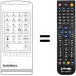 Télécommande équivalente Audiosonic KT8451