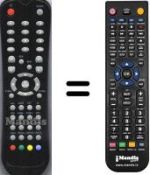Mando a distancia equivalente United UTV14X83DUT