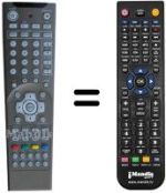 Télécommande équivalente REMCON575
