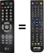 Mando a distancia equivalente LG MKJ33981404