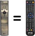 Mando a distancia equivalente LG RT34FB11RB