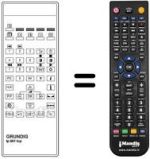 Télécommande équivalente Grundig CINEMA117100