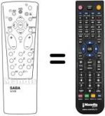 Télécommande équivalente REMCON646
