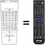 Télécommande équivalente REMCON367