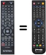 Télécommande équivalente REMCON1245