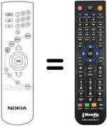 Télécommande équivalente REMCON103
